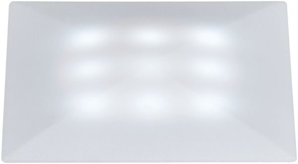 Paulmann Special Einbauleuchten Set UpDownlight Quadro LED 3x1W 230/12V 50mm Satin/Kunststoff