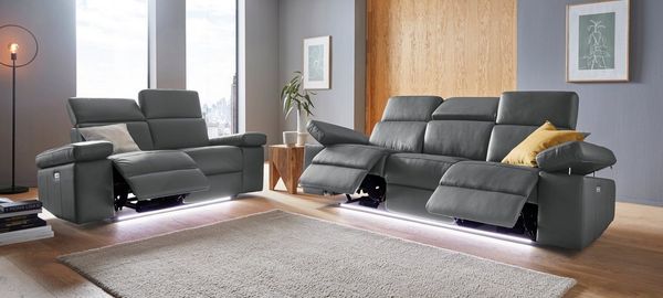 Home affaire Sitzgruppe Kilado, mit Relaxfunktion, verstellbarer Armlehne, Kopfteilverstellung