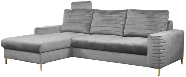 Ecksofa Beleri (Farbe: Velluto 16, Seite: Links)