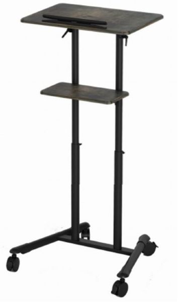 Gembird TVS-DESK-01-BK Schwarz 20 kg 1110 - 1345 mm MDF-Platten Rechteckige Form 530 mm