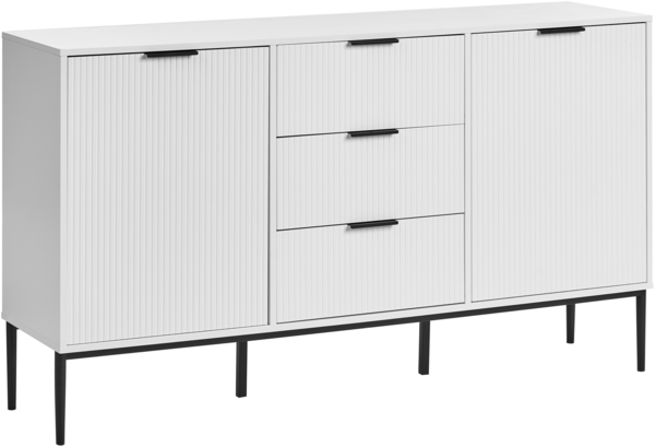 Sideboard mit 2 Türen LEDUC Weiß
