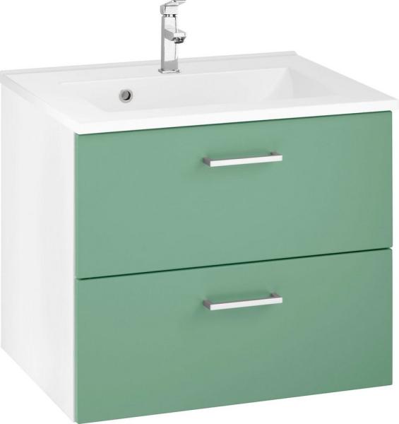 welltime Waschbeckenunterschrank Ribera Badmöbel, Waschtisch inkl. Waschbecken, Breite 60 cm Bild 1