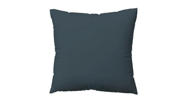 Schlafgut Kissenbezug Knitted Jersey aus Bio-Baumwolle mit Elasthan, bügelfrei, (1 Stück), besonders fein gestrickt, Kissenhülle mit farbigem Reißverschluss