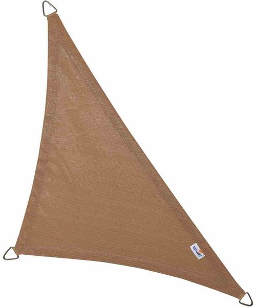 Nesling Coolfit Sonnensegel 400 x 400 x 570 cm 3-Eck Hart-Polyethylen - sand
