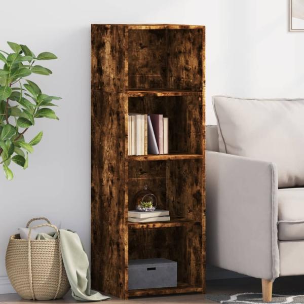 vidaXL Highboard Räuchereiche 40x41x124 cm Holzwerkstoff 846387