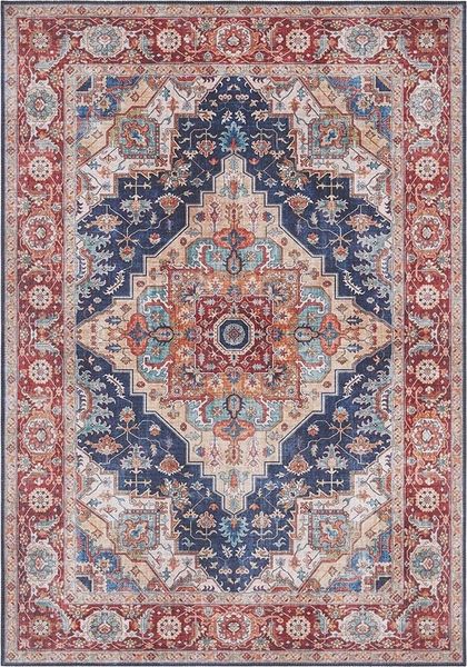 NOURISTAN Teppich Vintage Teppich Sylla Indigoblau, rechteckig, Höhe: 5 mm