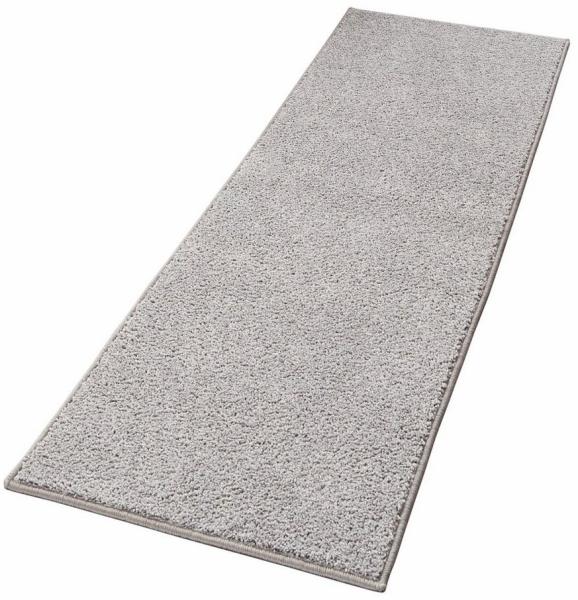 Kurzflor Teppich Pure Uni Grau - 80x200x1,3cm