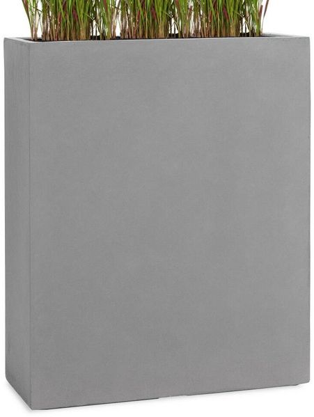 Pflanzwerk® Pflanzkübel DIVIDER Premium Blumenkübel Raumteiler Hochbeet Fiberglas, Fiberglas - Handgefertigt - Rechteckig - Frostbeständig