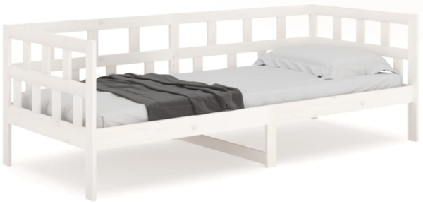 vidaXL Tagesbett Weiß Massivholz Kiefer 80x200 cm [820213] Bild 8