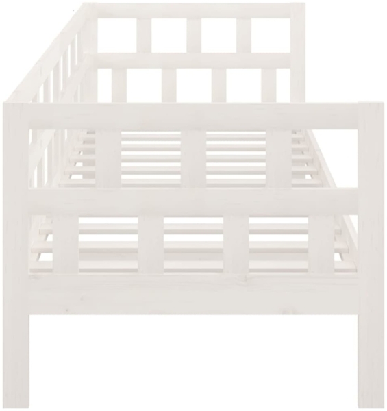 vidaXL Tagesbett Weiß Massivholz Kiefer 80x200 cm [820213] Bild 7