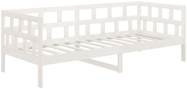 vidaXL Tagesbett Weiß Massivholz Kiefer 80x200 cm [820213] Bild 3