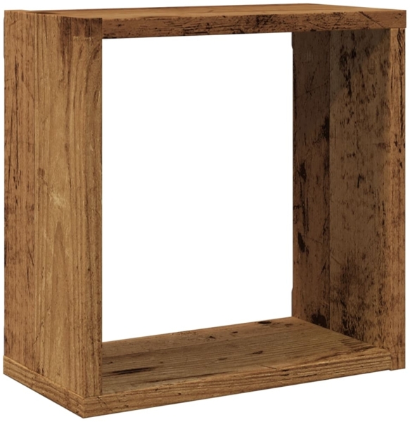 vidaXL Würfel-Wandregale 6 Stk. Altholz-Optik 30x15x30 Holzwerkstoff 856578 Bild 3