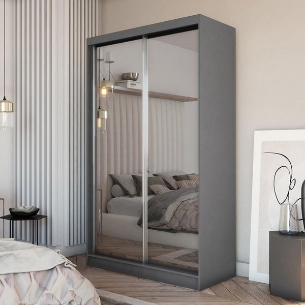Beautysofa Schiebetürenschrank Doroti (modernes Garderobeschrank, 120, 150, 180, 200, 240 cm breit Kleiderschrank)