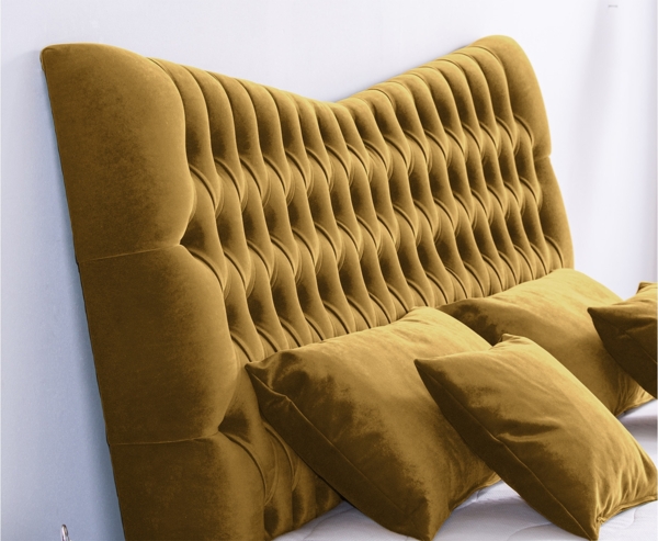 Meisterbetten Boxspringbett Juve 180x220 in VS-Olive, Matratzenbezug Optiflex, Ergoflex-Topper Bild 4