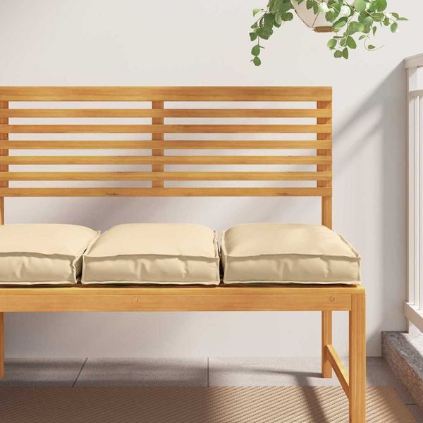 vidaXL Kissen 2 pcs Beige 40 x 40 x 8 cm Oxford-Stoff 42001581