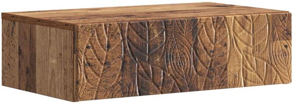 vidaXL Wandmontierter Beistelltisch Altholz 59 x 34,5 x 17 cm 898833