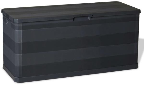 Gartenbox Schwarz 117×45×56 cm