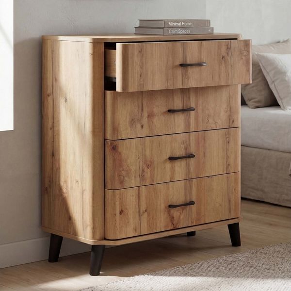 MCW Kommode MCW-P42, Organische Form mit abgerundeten Kanten, Pflegeleichte Oberfläche
