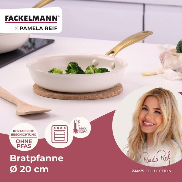 FACKELMANN Bratpfanne Pfanne, Antihaft-Pfanne, Kochgeschirr, Aluminium-Pfanne