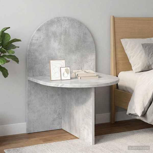 vidaXL Nachttisch Betongrau 48 x 49 x 65 cm Holzwerkstoff 8001119