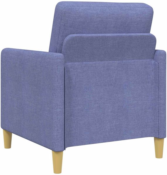 vidaXL Sofa Set mit Stauraum 2 pcs Jeans blau Polyester 3429161 Bild 5
