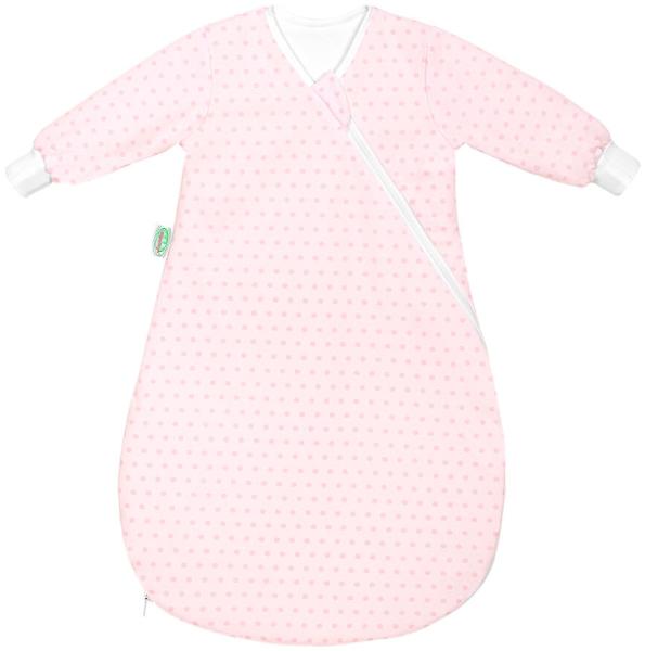 Odenwälder 1430 Jersey-Unterzieh-BabyNest springing dots 60 cm rosé quarz