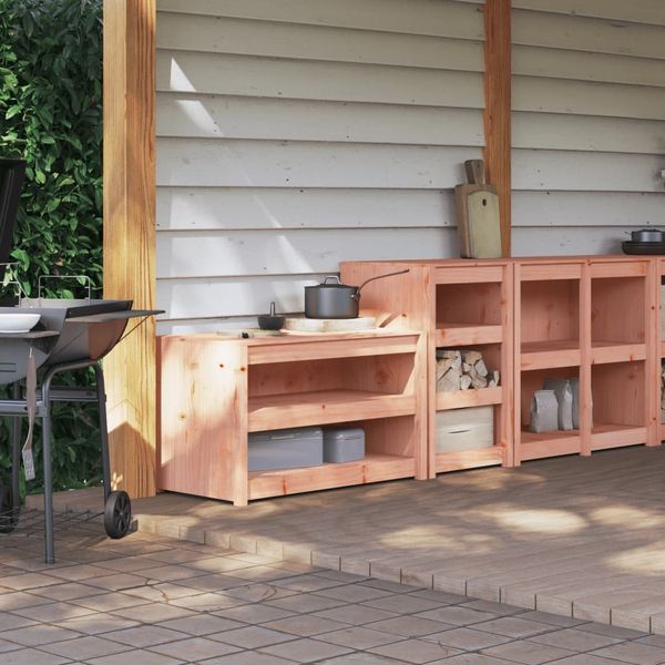 vidaXL Outdoor-Küchenschränke MEPPEL 2 Stk. Massivholz Douglasie 3196133