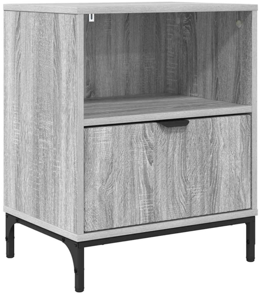 vidaXL Nachttisch Grau Sonoma 49 x 36 x 61 cm Holzwerkstoff 883486