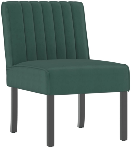 vidaXL Polsterstuhl Dunkelgrün Samt 352453