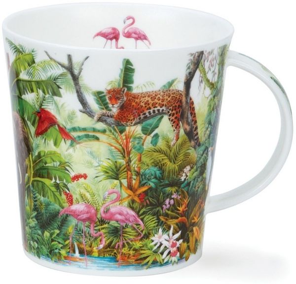 Dunoon Tasse Lost World Jaguar Cairngorm 0,48 l Fine Bone China Porzellan, 1-tlg.