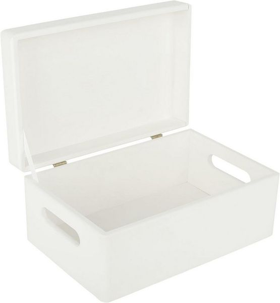 Creative Deco Holzkiste mit Deckel 30 x 20 x 14 cm (1cm)