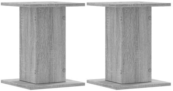 vidaXL Pflanzenständer 2 Stk. Grau Sonoma 30x30x40 cm Holzwerkstoff 3307851