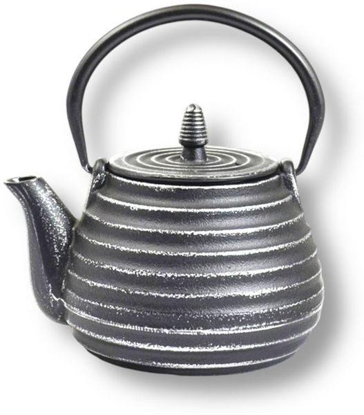 JA-UNENDLICH Teekanne Classic 0,8l schw/si 107642