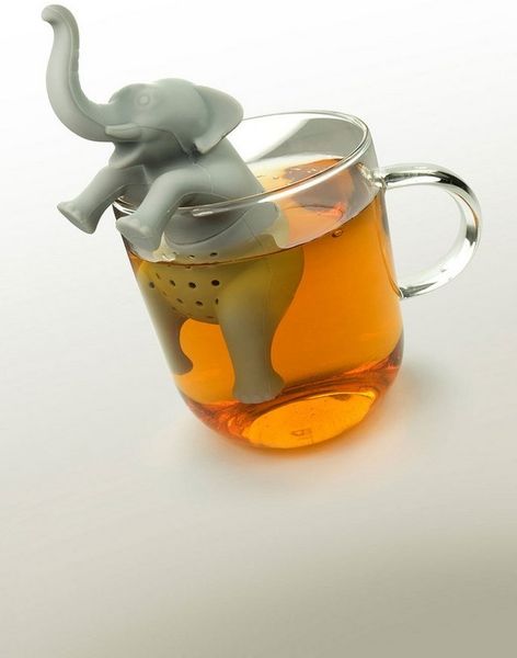 WestCraft Teesieb Cute Animal Tee-Sieb, Tee Ei, Tea Infuser, Teekugel Silikon Jumbo, Silikon, (1-St), Lustige Tee-Ei-Tier-Figuren, Zur Zubereitung von 1 Tasse losen Tee