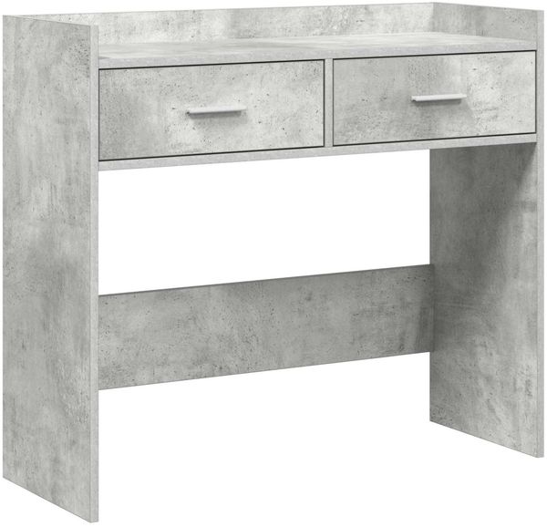 vidaXL Konsolentisch Betongrau 90 x 35 x 80 cm Holzwerkstoff 8011302
