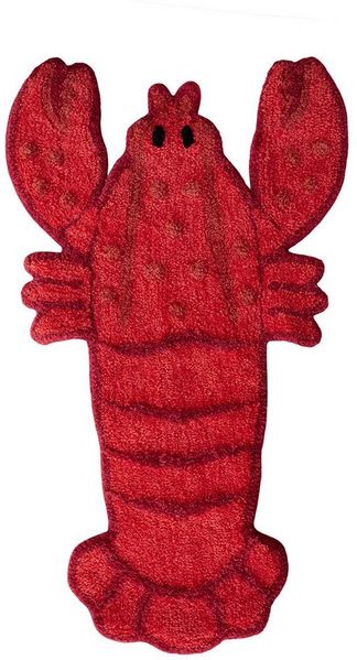 Sass & Belle Badematte Lobster, Höhe 10 mm, weich, getuftet, Polyester, Hummer, ca. 85 x 51 cm