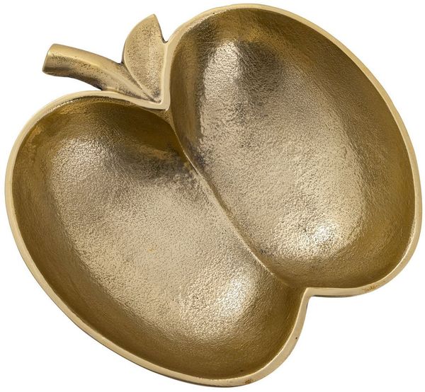 Amagohome Snackschale Apfel Schale Dekoschale Apple Aluminium, Aluminium