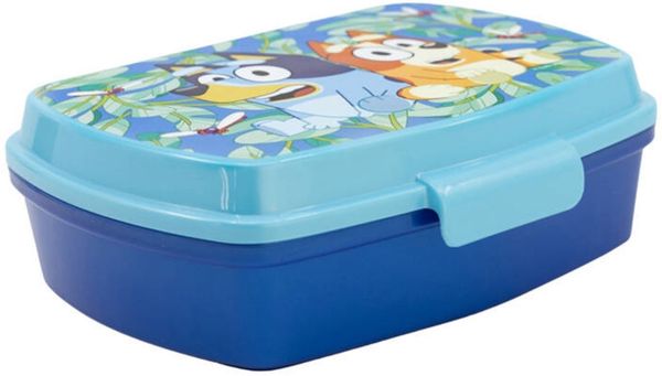 Brotdose für Kinder Bluey Lunchbox in Blau Frühstücksbox 750 ml für die Schule