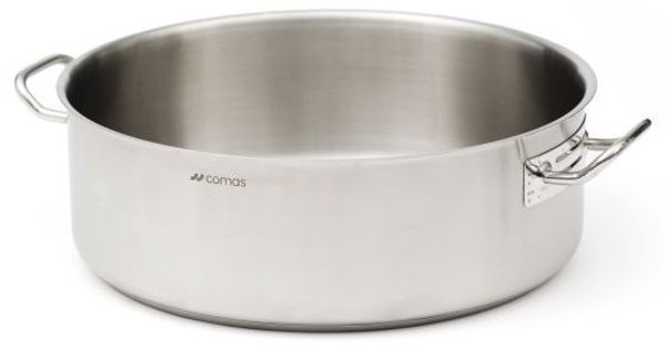 COMAS 12140 Niedriger Kochtopf ohne Deckel MAGNA EXPERT Edelstahl Ø 36 cm / Gastro