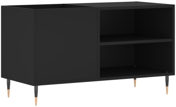 vidaXL Plattenschrank Schwarz 85x38x48 cm Holzwerkstoff 831693