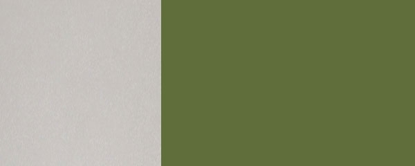 Küchenklapphängeschrank Rimini 90x72cm Hochfaltklappe matt lackiert Farbe: RAL 6025 farngrün matt / grau RI-W8B/90-AV