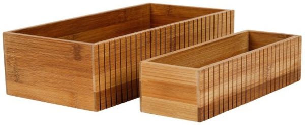 Dima Küchenorganizer-Set, 2-teilig aus Bambus - praktisch & vielseitig