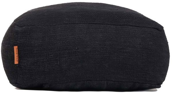 Der Comfy Pouf - Schwarz - Schwarz - 60x60x25cm