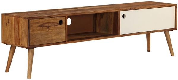 vidaXL TV-Schrank 140 x 30 x 40 cm Massivholz