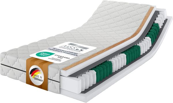 MEDIC-KOKOS 7 Zone Matratze TFK ECO - H4 - 90 x 200 x 21cm