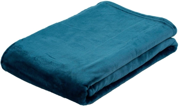 Wohndecke Memphis, Gözze, in tollen Unifarben, Kuscheldecke