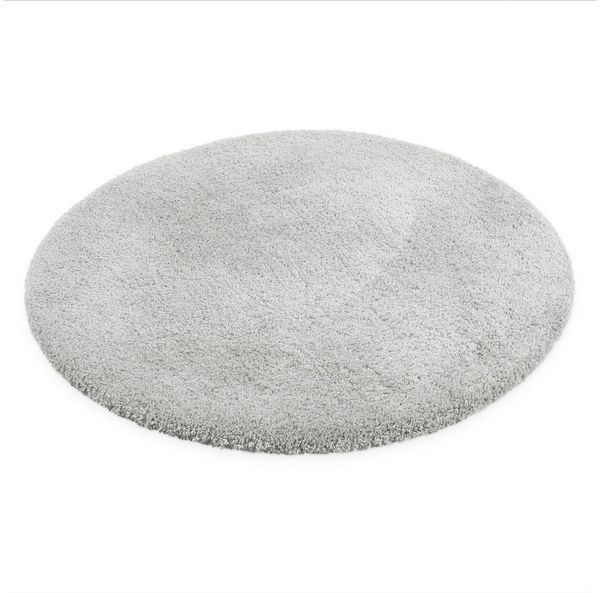 OTTO home Badematte Kaarin, Höhe 30 mm, rutschhemmend beschichtet, schnell trocknend, Polyester, rund, Badteppich, getuftet, flauschig, hochflor, große Farbauswahl