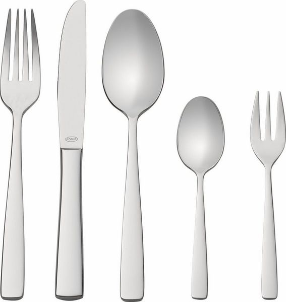 RÖSLE ELEGANCE Besteck 30 teilig hochglanz Essbesteckset für 6 Personen aus Edelstahl