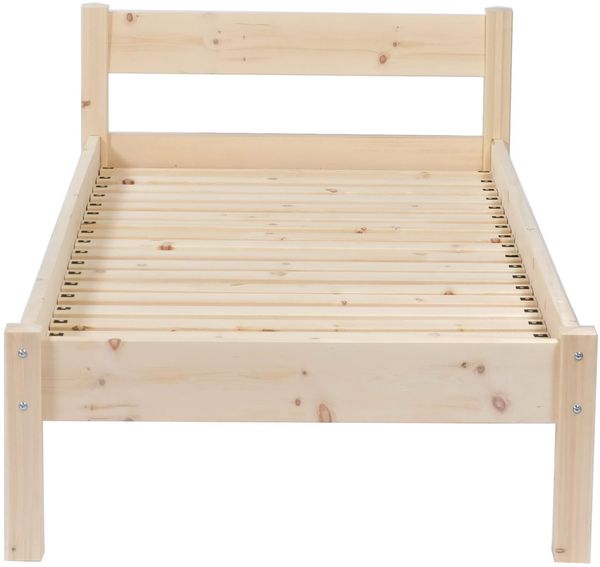 Pfostenbett aus Zirbenholz (Zirbe) "Zirben-Amelie" 90cm x 200cm Bild 10