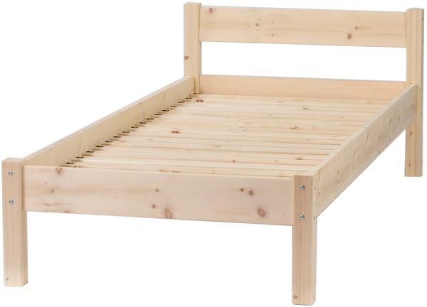 Pfostenbett aus Zirbenholz (Zirbe) "Zirben-Amelie" 90cm x 200cm Bild 4